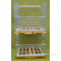 EU Steel wire basket with wood pallet